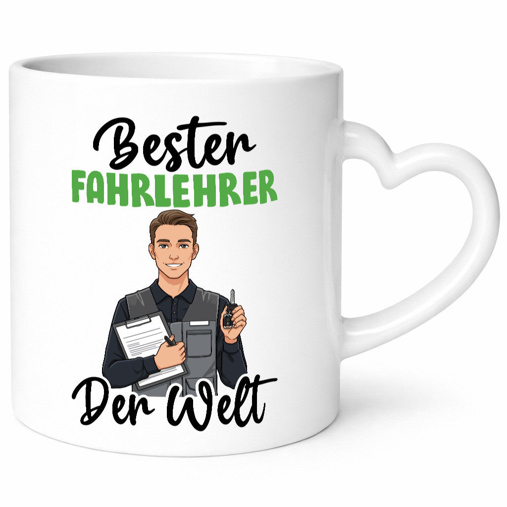 Bester Fahrlehrer | Fahrschule v2 Humor Geschenkidee Tasse