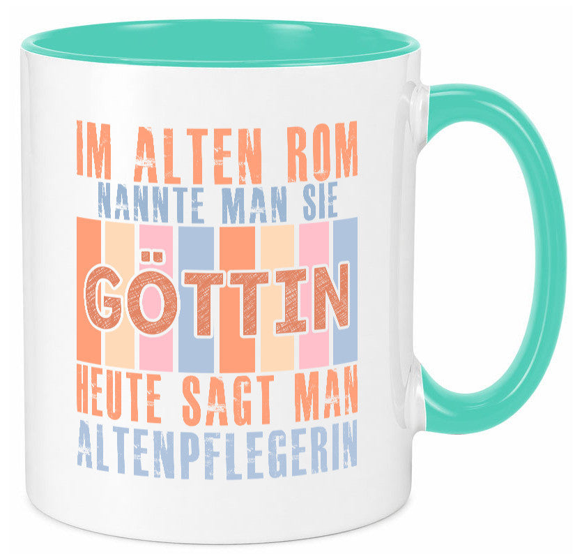 Heute sagt man: Altenpflegerin | Pflegepersonal Pflege Geschenk Humor