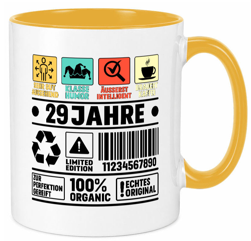 29. Geburtstag | 29 Jahre Humor Limited Edition lustiger Spruch Geschenk