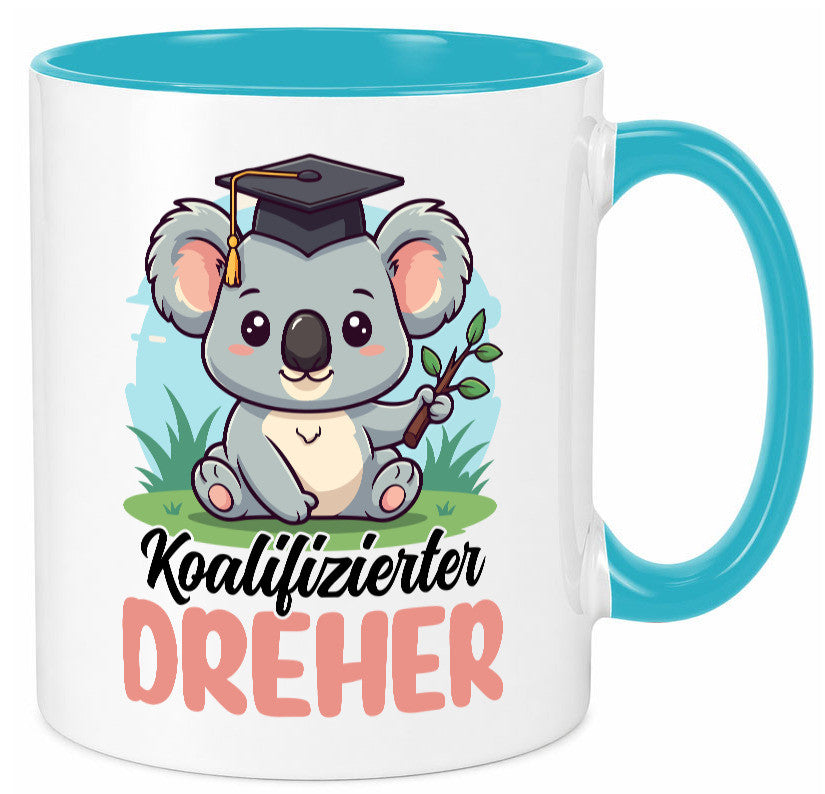 Koalifizierter Dreher | Fräser v2 Geschenk Humor Geschenkidee lustiger Spruch Tasse