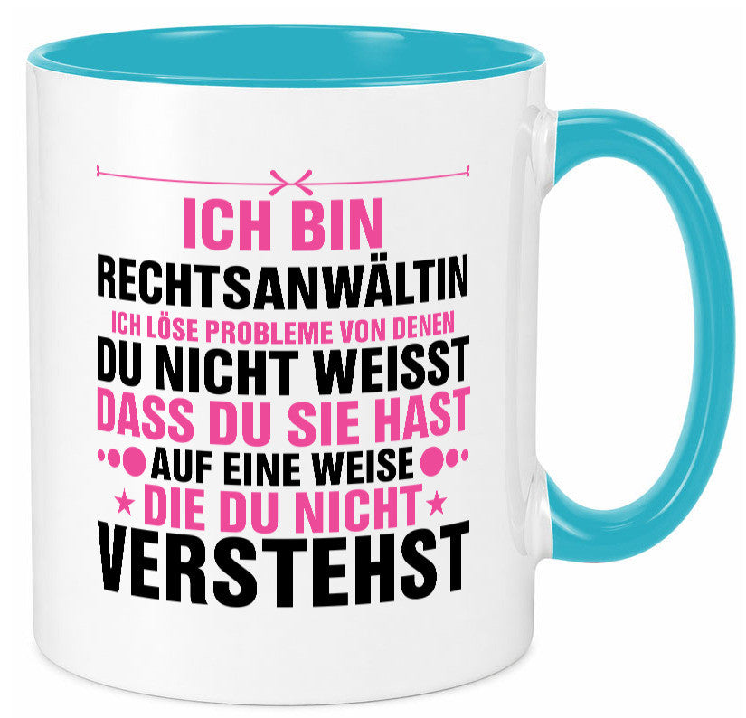 Löse Probleme: Rechtsanwältin | Jurstin Anwältin v2 Geschenk Humor Geschenkidee