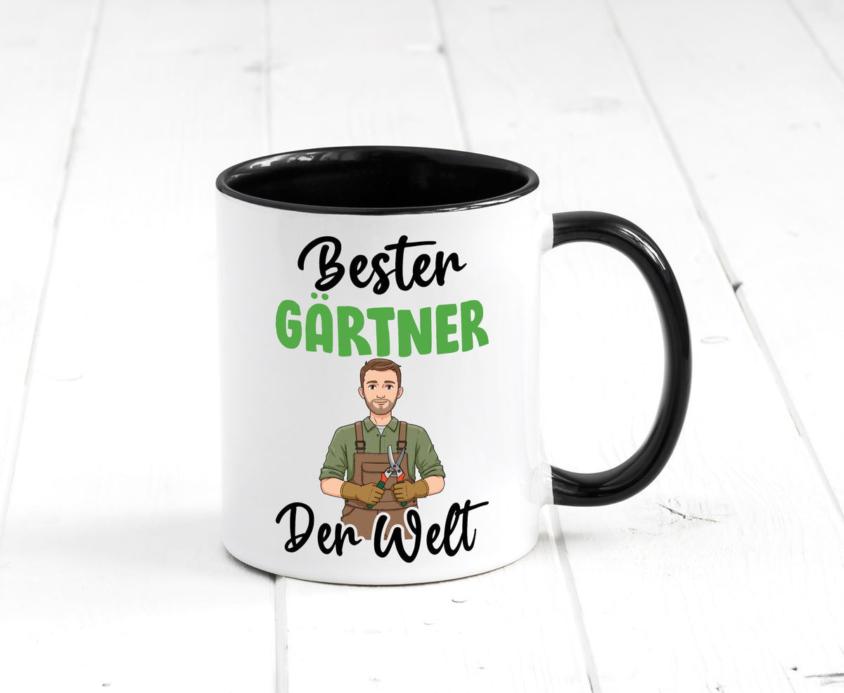 Bester Gärtner | Gartenbau v2 Geschenk Humor Geschenkidee lustiger Spruch Tasse