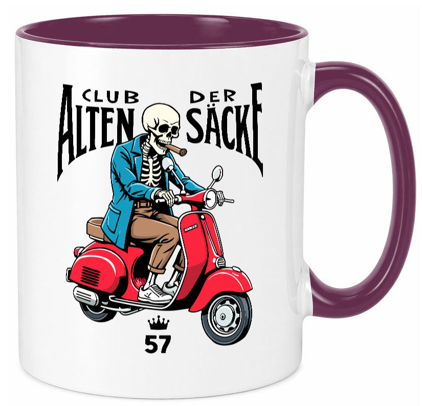 57. Geburtstag | 57 Jahre Club der alten Säcke v2 Geschenk Geschenkidee Tasse