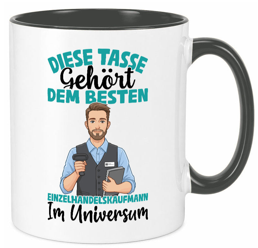 Im Universum: Einzelhandelskaufmann | Einzelhandel Geschenk Humor Geschenkidee Tasse
