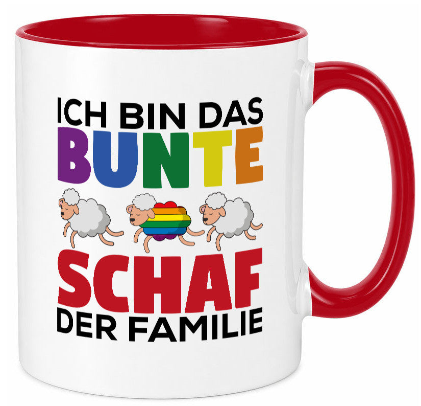 LGBTQ+ Tasse | Buntes Schaf Regenbogen Humor Geschenkidee