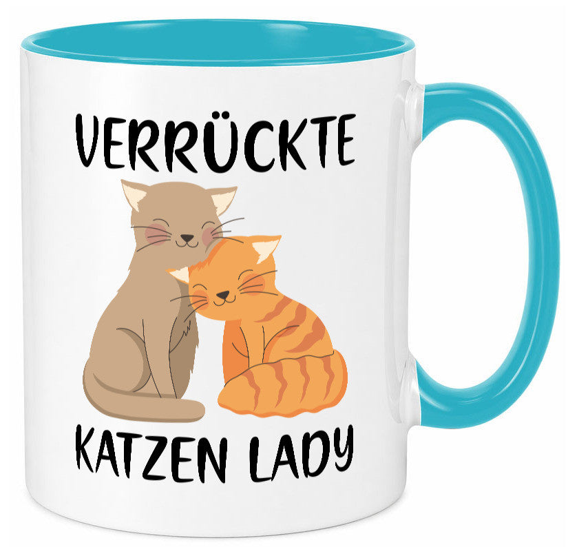Verrückte Katzen Lady | Ich liebe Katzenliebhaber Geschenk Tierliebhaber Humor