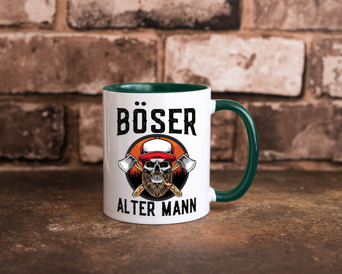 Böser alter Mann Humor Geschenkidee Tasse