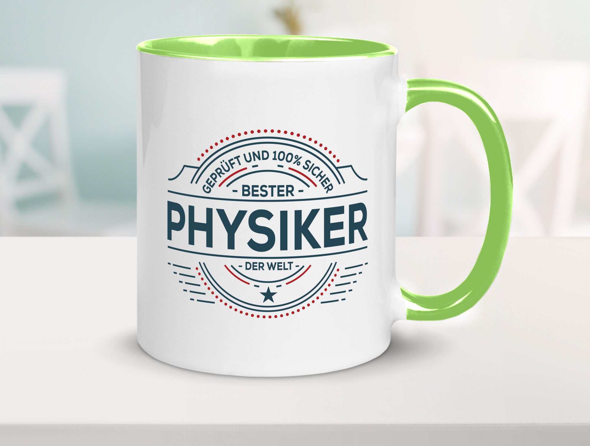Geprüft und sicher: Physiker | Physik lustiger Spruch Geschenk Humor