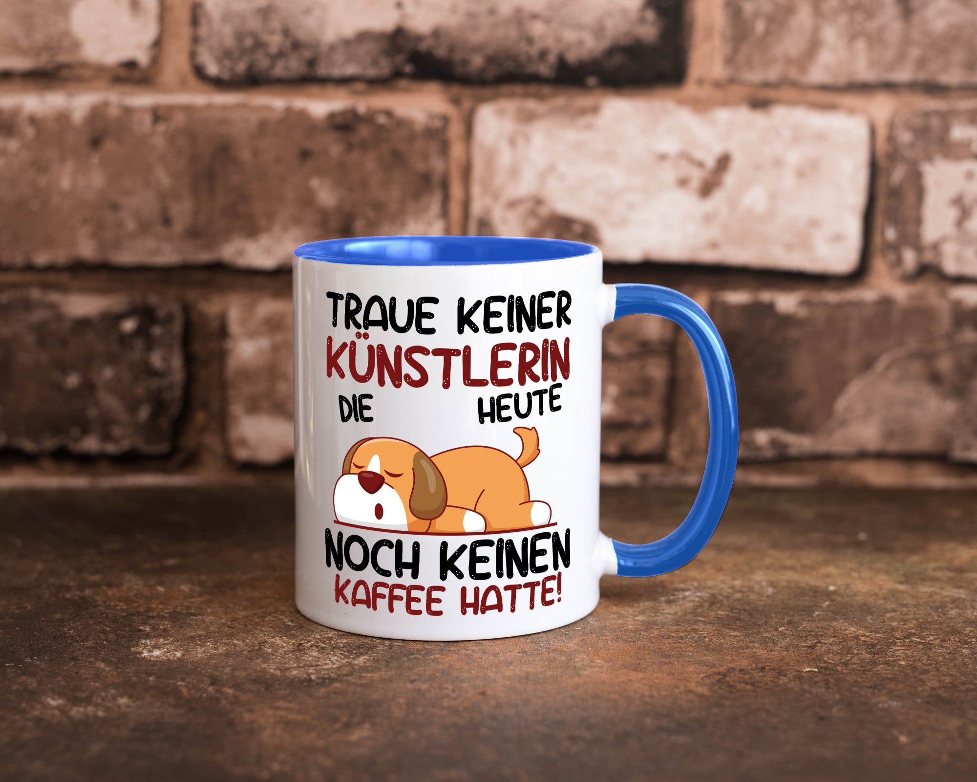 Traue keiner Künstlerin| Spruch lustig | Kunst lustiger Geschenk Humor