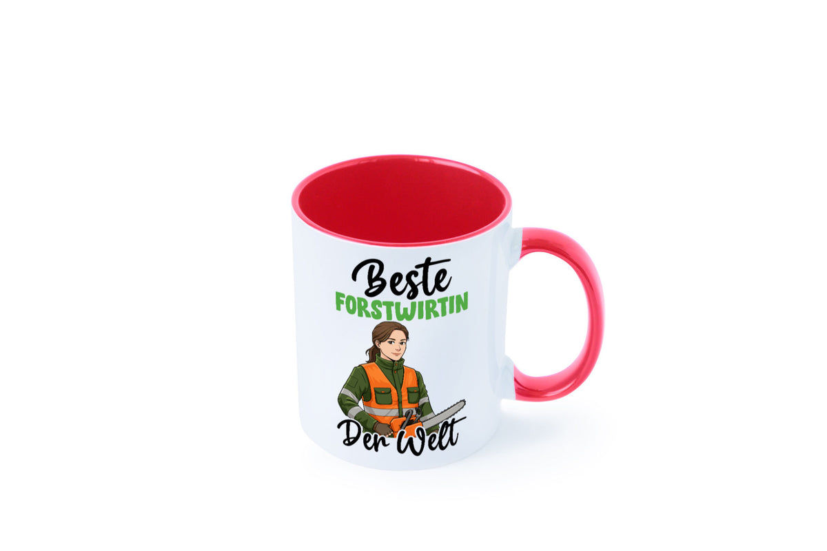 Beste Forstwirtin | Forst Wirtin v2 lustig Humor Geschenkidee Geschenk Tasse