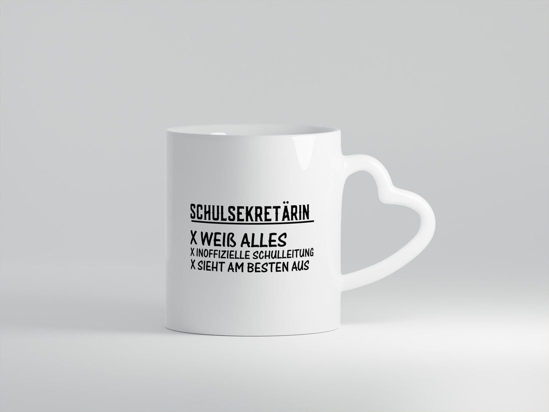 Schulsekretärin weiß alles | Schule sieht am besten aus lustiger Spruch