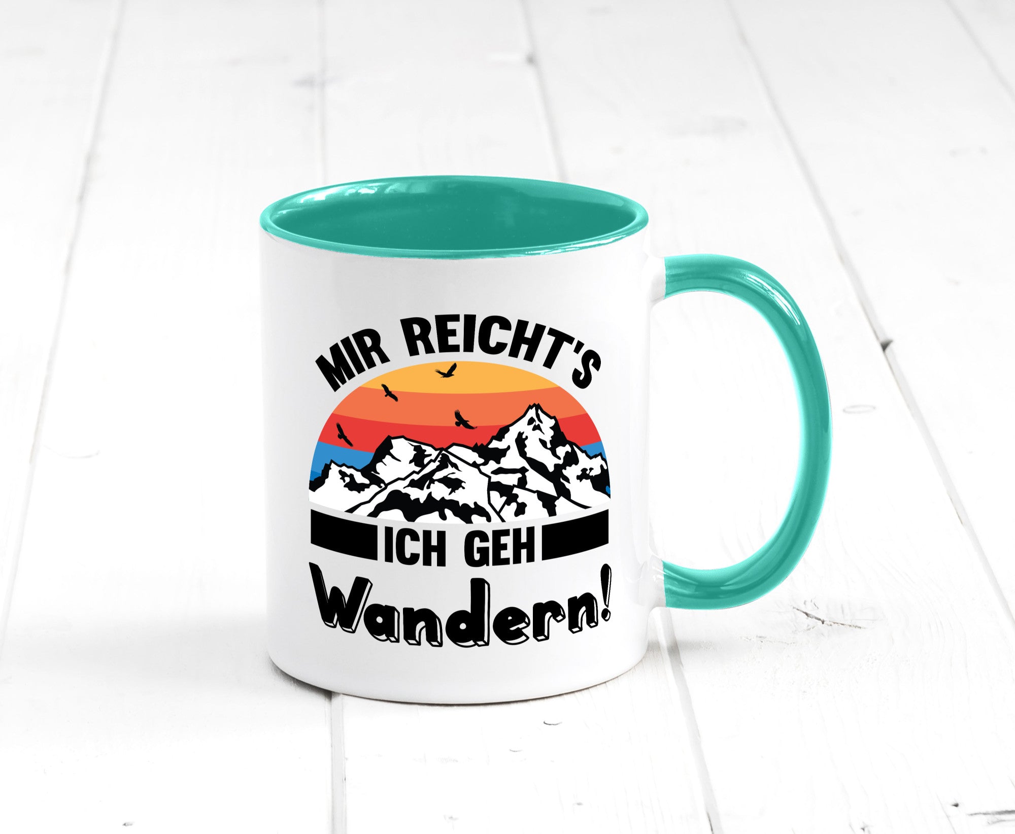 Mir reichts ich geh Wandern | Berge Laufen Natur Humor Geschenkidee Tasse
