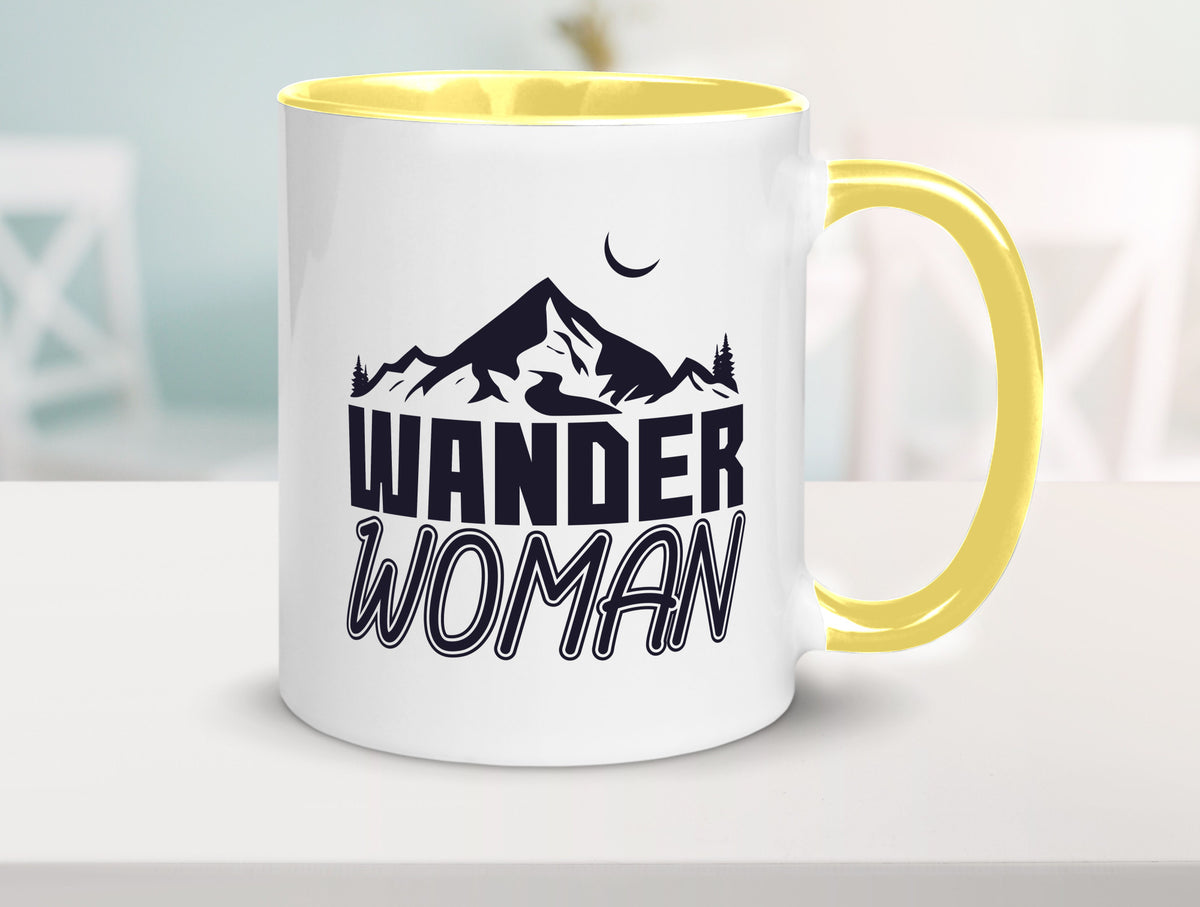 Wander Woman | Frauen Tasse Wanderer Bergsteigen lustig Familie Geschenkidee