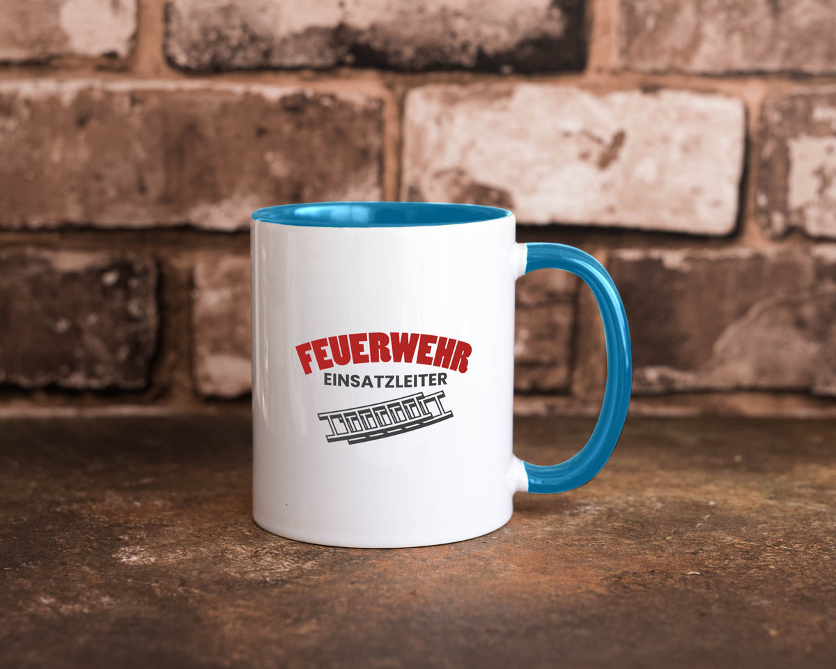 Feuerweher Einsatzleiter | Feuerwehrmann Feuerlöscher Geschenk Humor Tasse