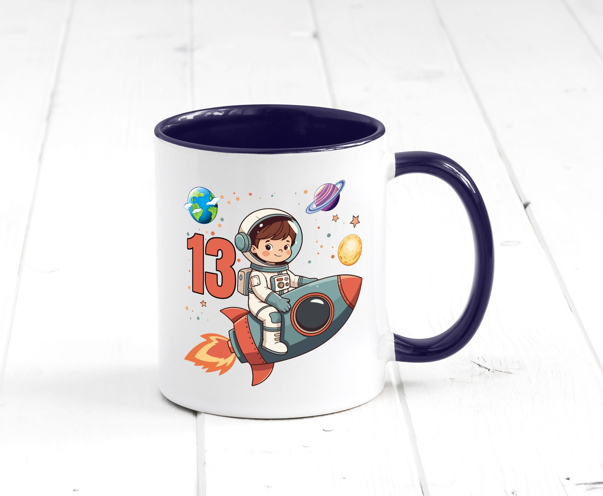 13. Geburtstag | 13 Jahre Astronaut Weltraum lustiger Spruch Geschenk