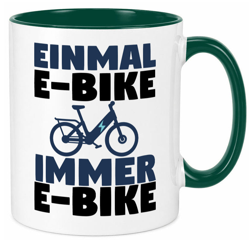 E-Bike Fahrer | Radfahrer Tasse Fahrrad Elektrorad lustiger Spruch Geschenk