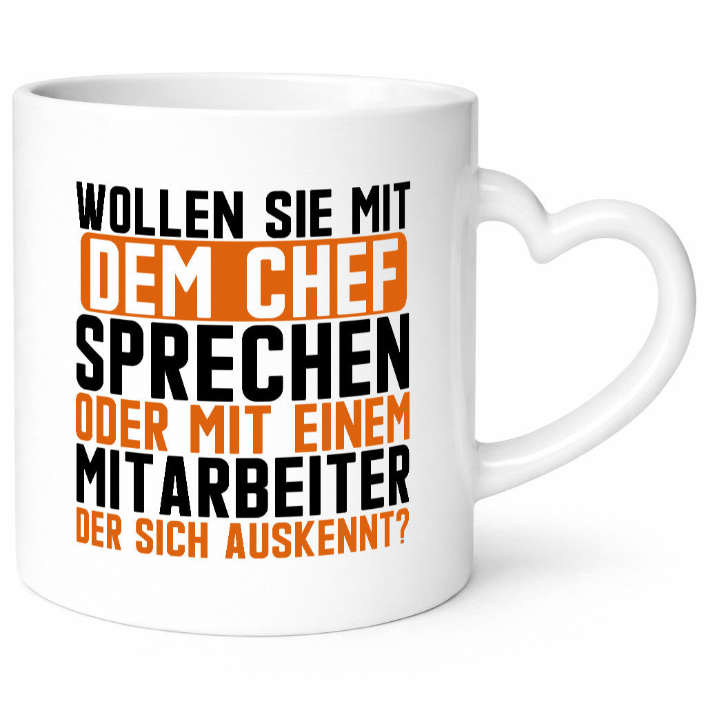 Wollen sie mit dem Chef Sprechen | Mitarbeiter Humor Arbeit Kollegen Büro