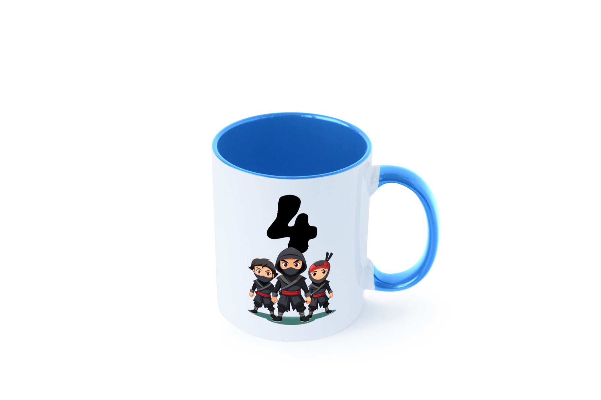 4. Geburtstag | 4 Jahre Ninja lustig Geschenkidee Geschenk Tasse