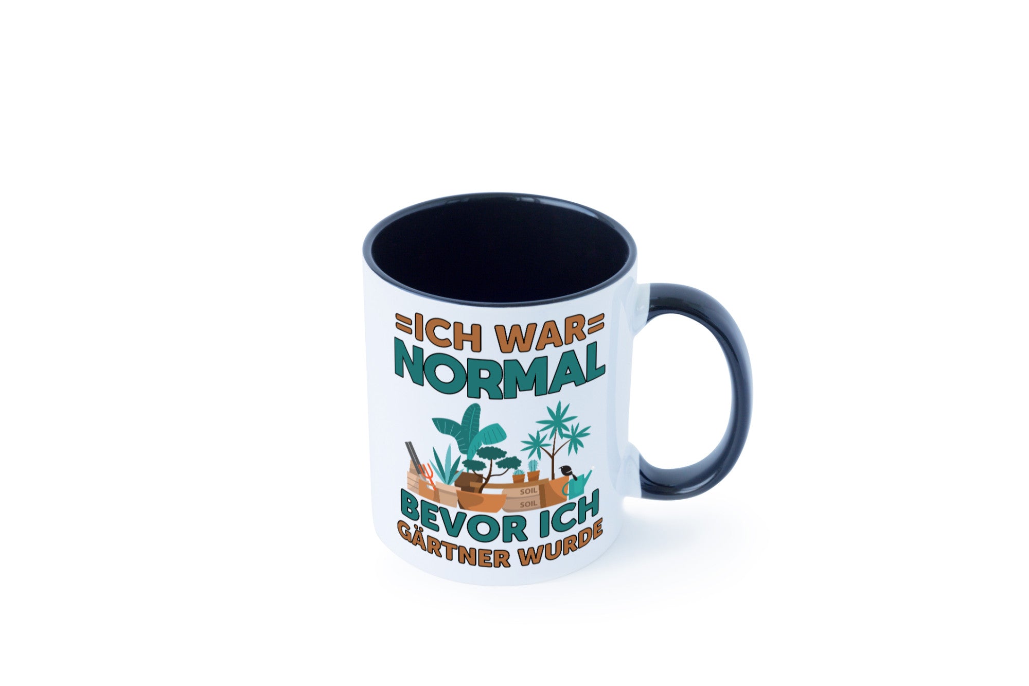 Ich war normal bevor Gärtner wurde | Garten lustiger Spruch Geschenk Humor