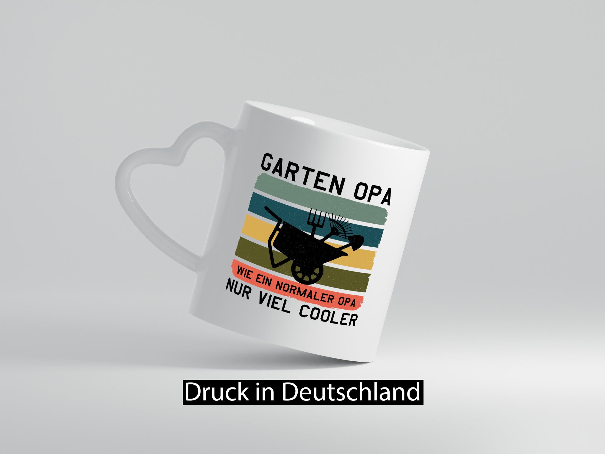 Garten Opa, viel cooler | Schubkarre Humor Familie Geschenkidee Tasse