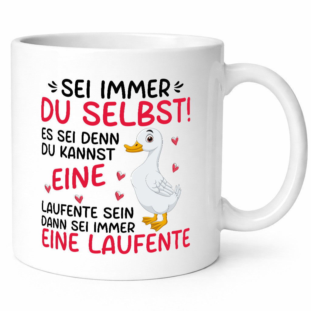 Sei immer du selbst | eine Ente laufente lustig Humor Geschenkidee Geschenk