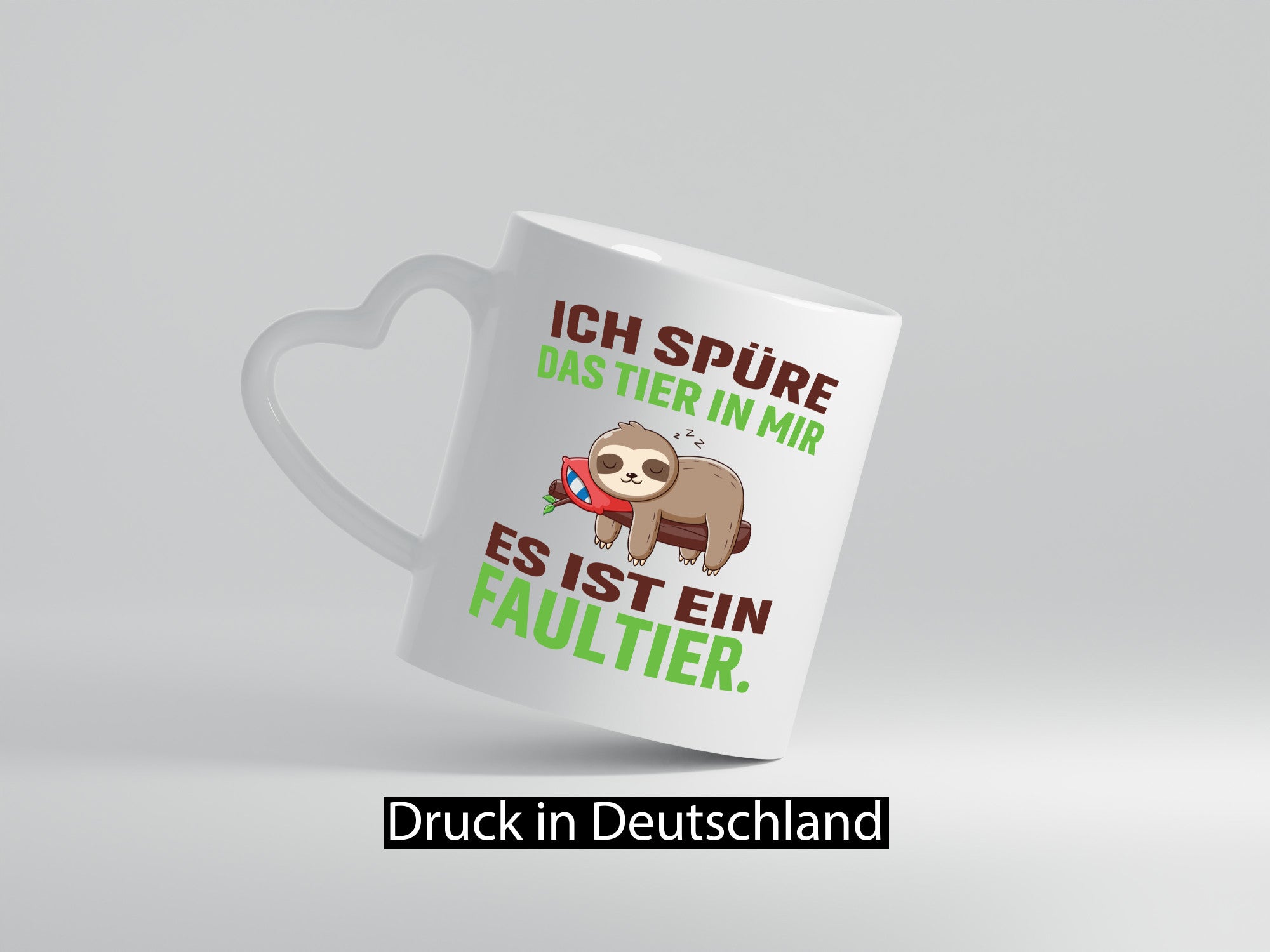 Es ist ein Faultier | Müde Schlafen lustig Tierliebhaber Humor Geschenk Tasse