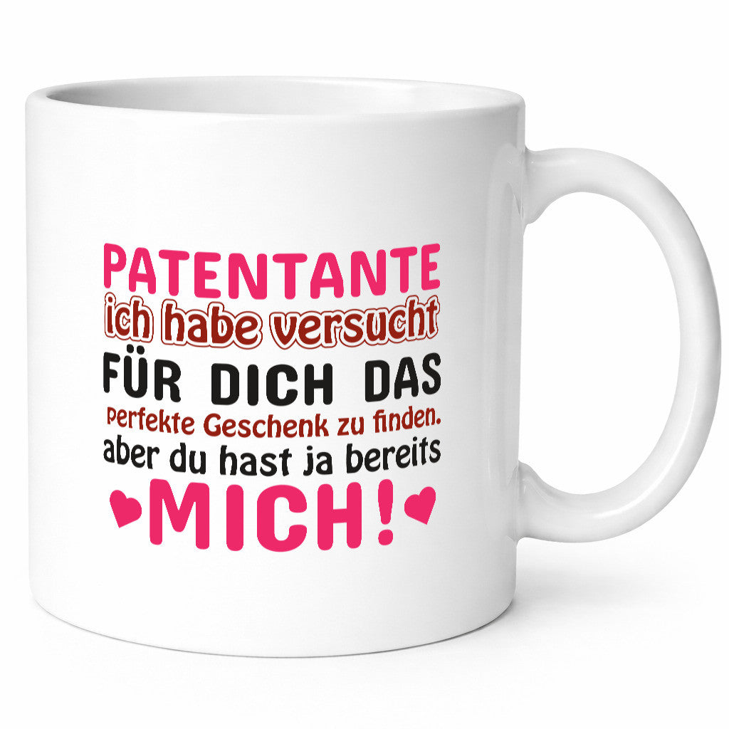 Patentante Tasse | lustiger Spruch Patin Tante Geschenk Humor Geschenkidee