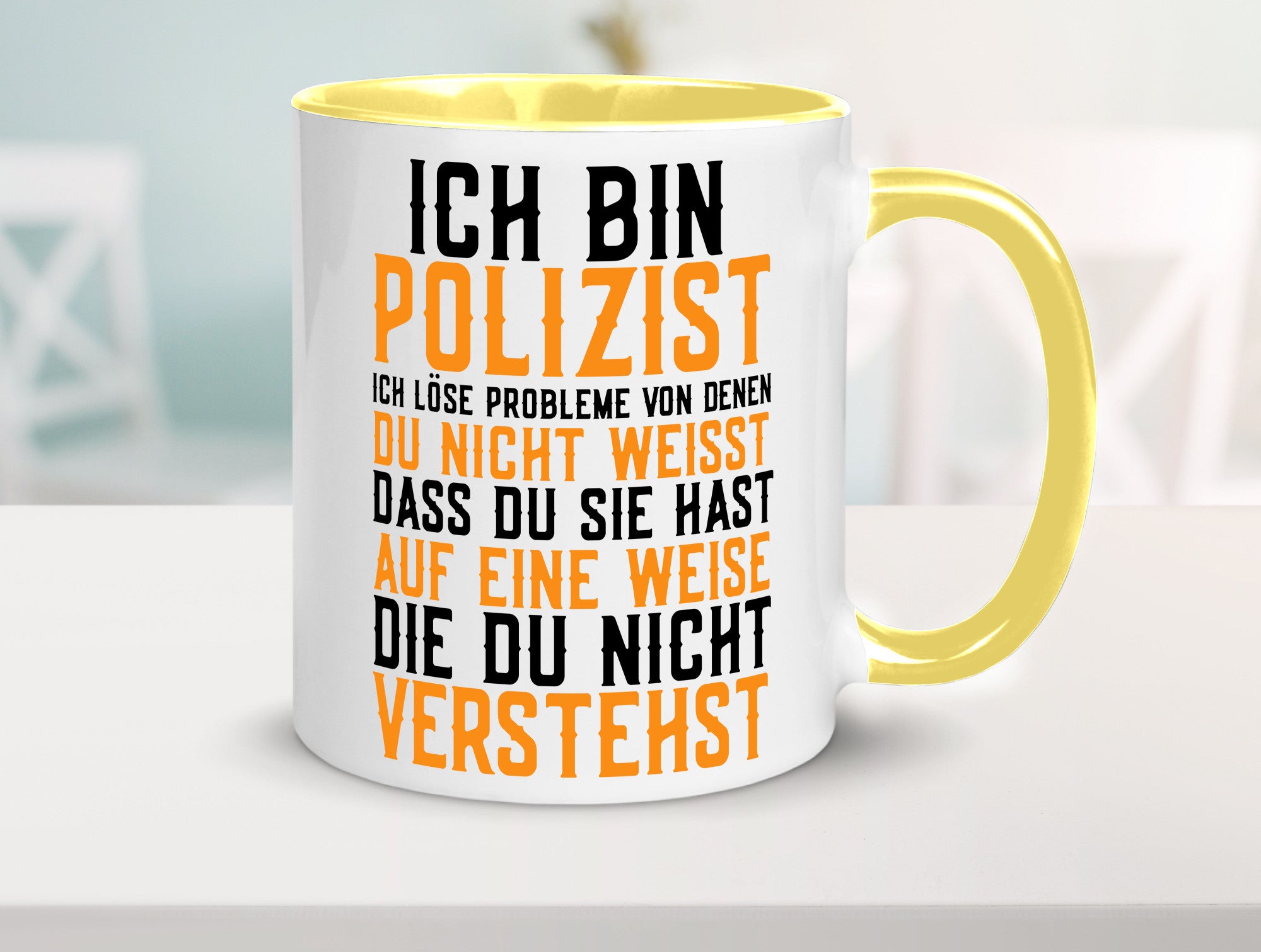 Ich bin Polizist | Polizei Beruf Job lustiger Spruch Geschenk Arbeit Kollegen