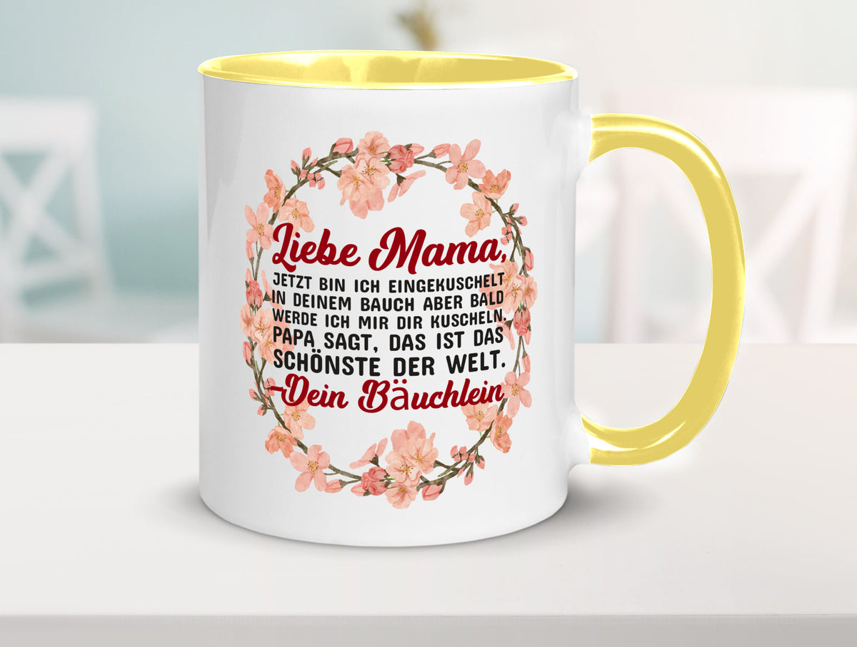 Liebe Mama | Schwangerschaft Tasse Baby süß Humor Familie Geschenkidee