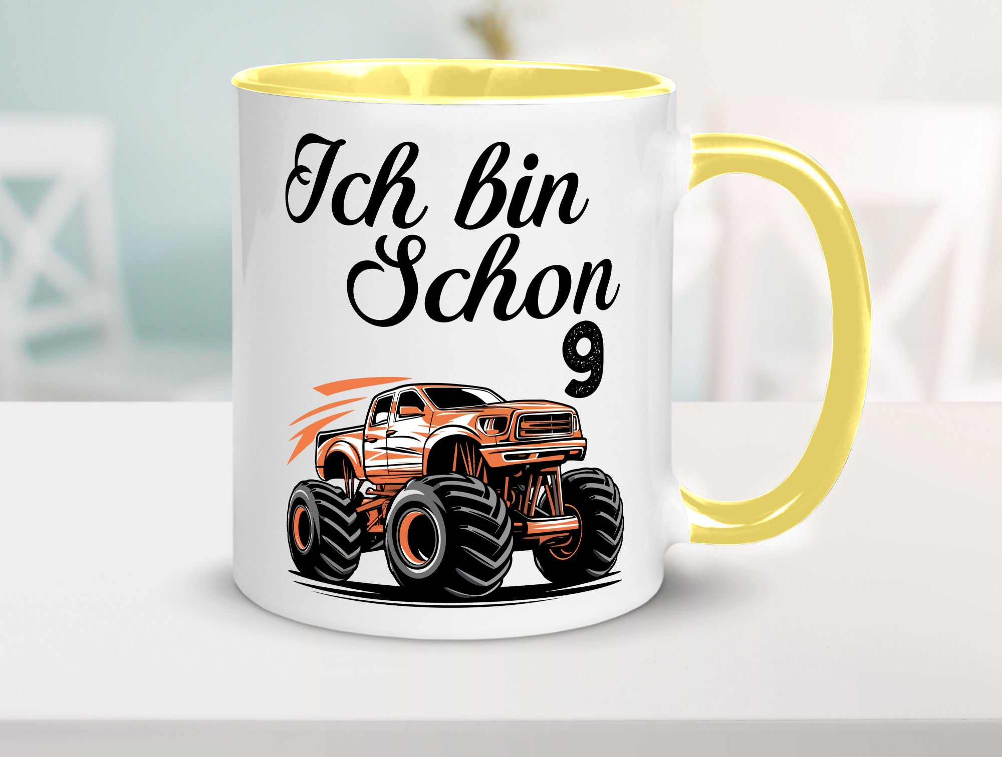 9. Geburtstag | Monster truck 9 Jahre lustiger Spruch Geschenk Geschenkidee