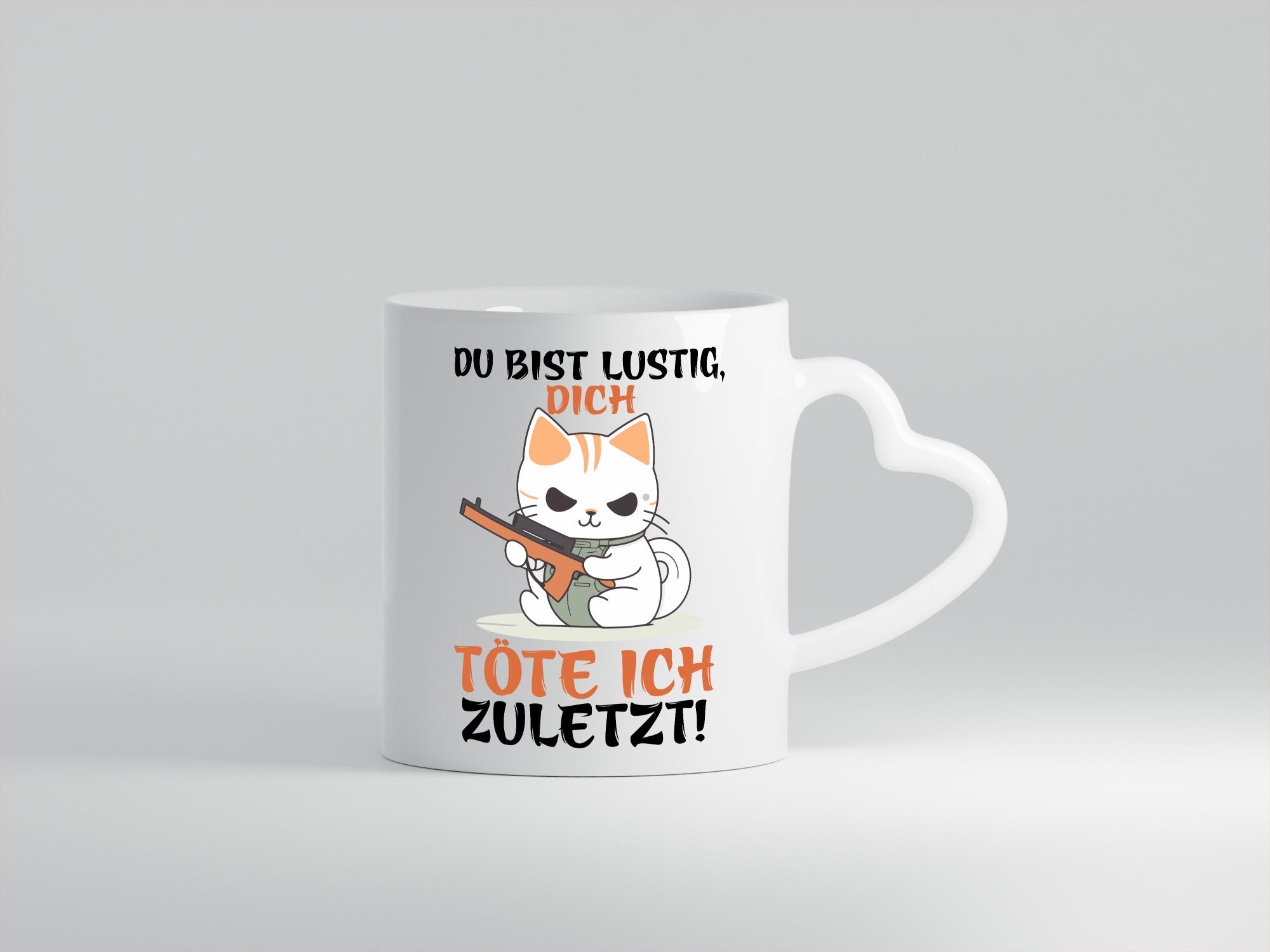 Dich töre ich zuletzt | Böse Katze Geschenk Tierliebhaber Humor lustiger Spruch