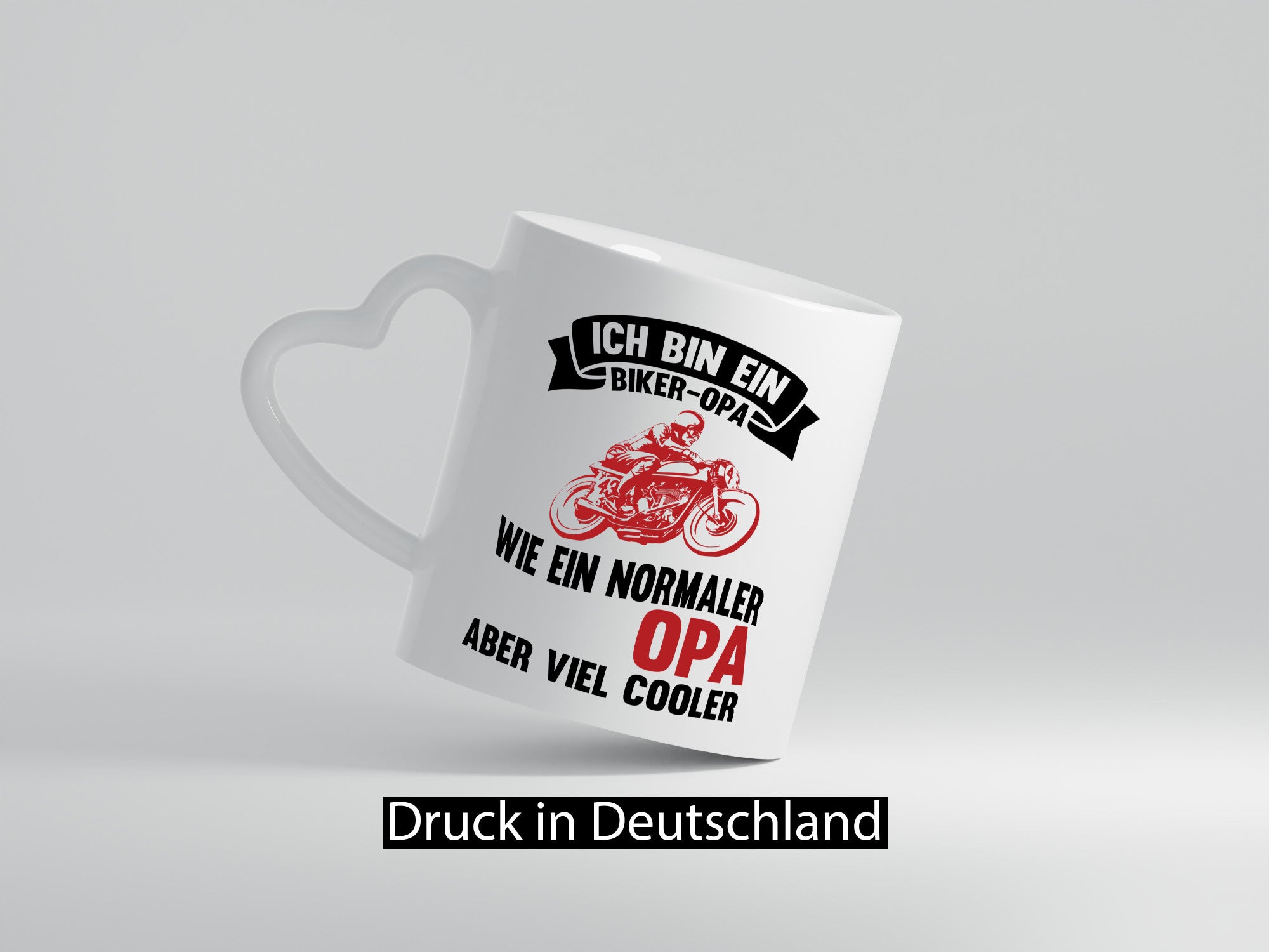 Biker Opa | Cooler Großvater lustig Familie Geschenkidee Geschenk Tasse