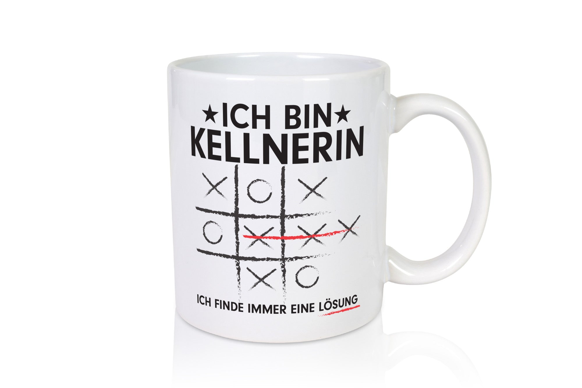 Löse Probleme: Kellnerin | Beruf kellnern Bedienung Humor Arbeit Kollegen Büro