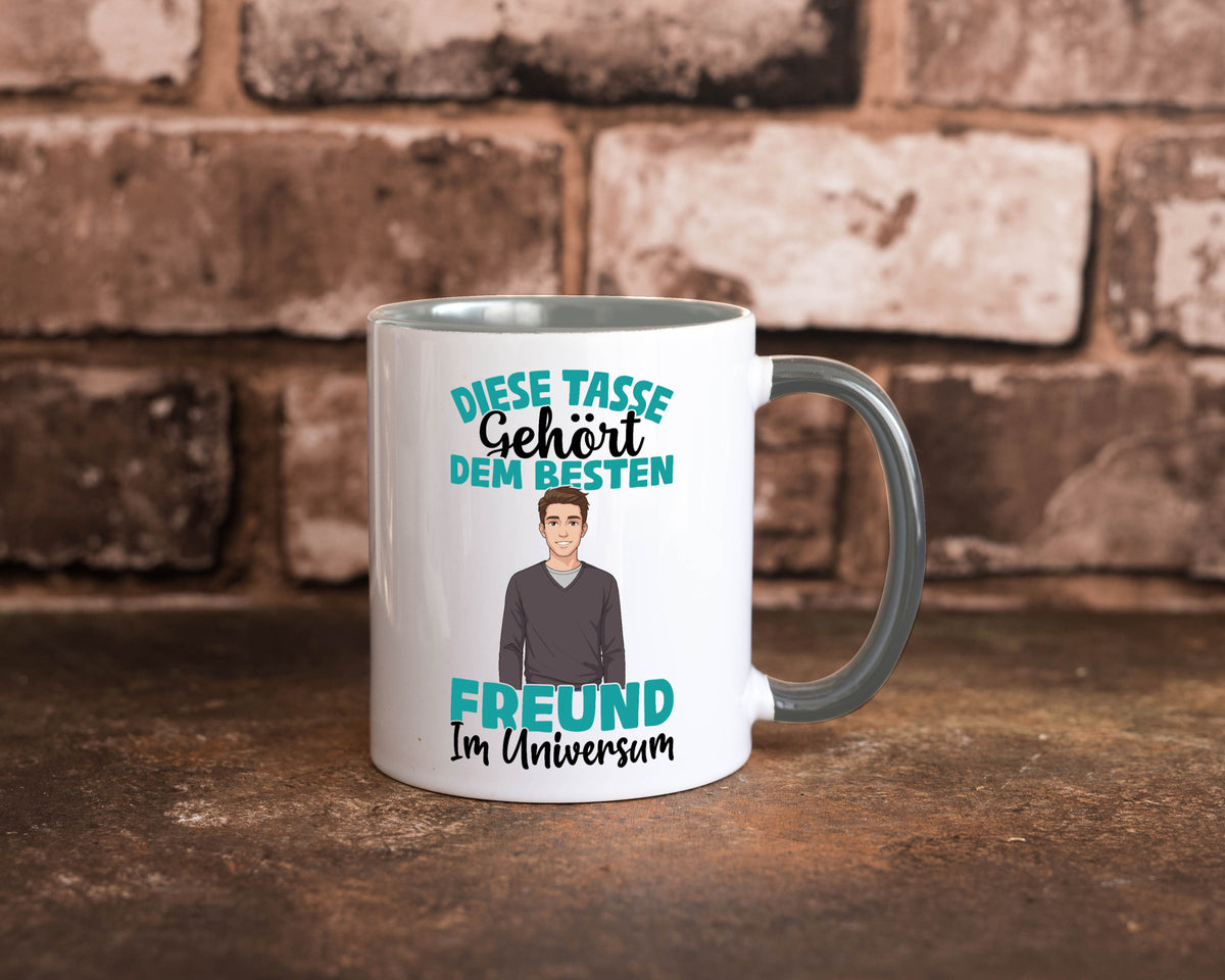 Im Universum: Freund | Beziehung Partner Liebe Geschenk Humor Geschenkidee Tasse