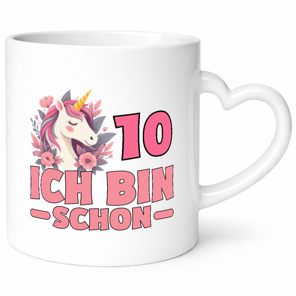 10. Geburtstag | 10 Jahre Einhorn bin schon Mädchen Humor Geschenkidee Tasse