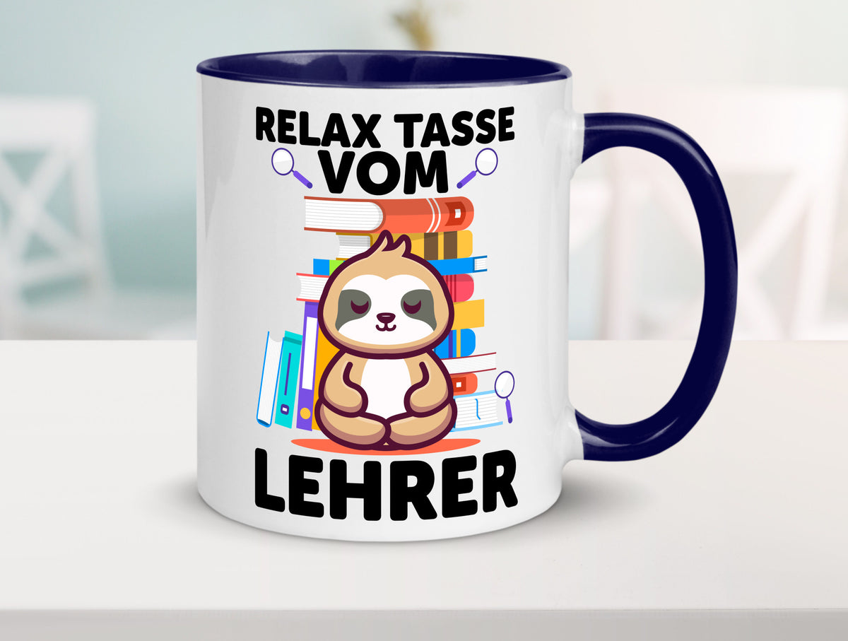 Relax Tasse: Lehrer | Schule Beruf Schüler lustiger Spruch Geschenk Arbeit