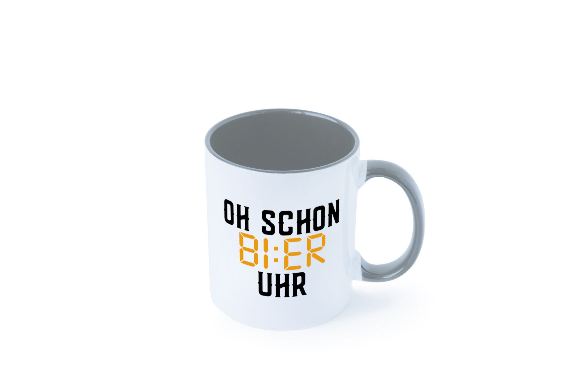 Oh schon Bier Uhr | Biertrinker Party Feiern Pils Humor Geschenkidee Tasse