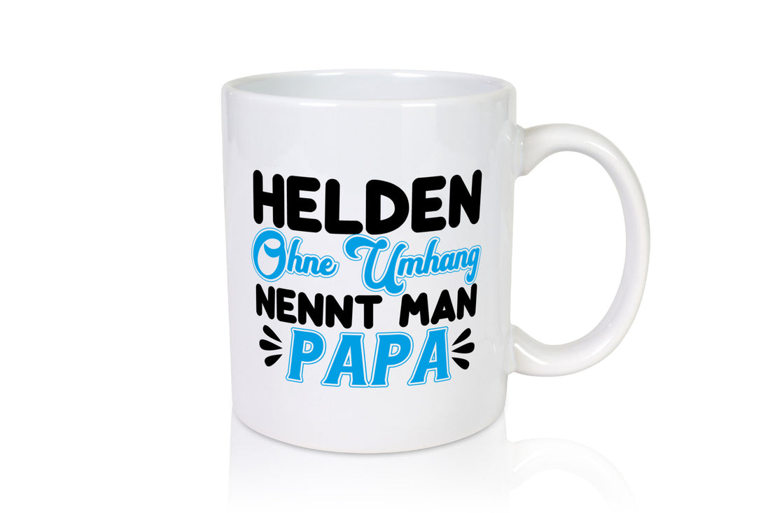 Superheld Papa Geschenk Humor Geschenkidee lustiger Spruch Tasse