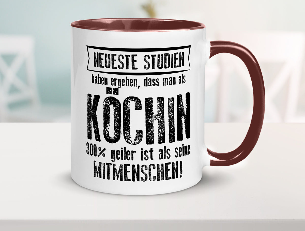 Neuste Studien: Köchin | Chefköchin Chefkoch Geschenk Arbeit Kollegen Büro Tasse