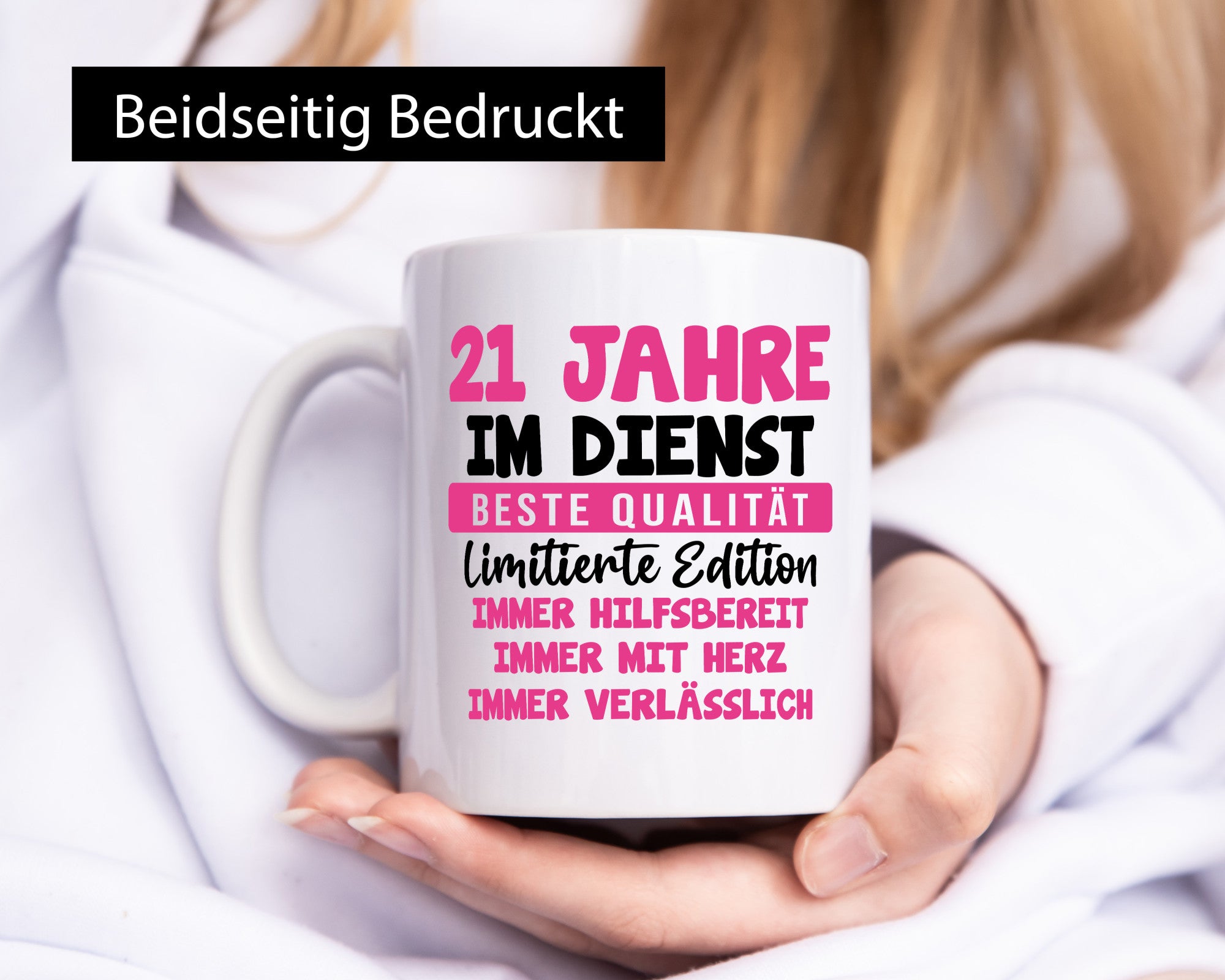 21 Jahre im Dienst | Jubiläum Arbeit v10 lustiger Spruch Geschenk Kollegen Büro