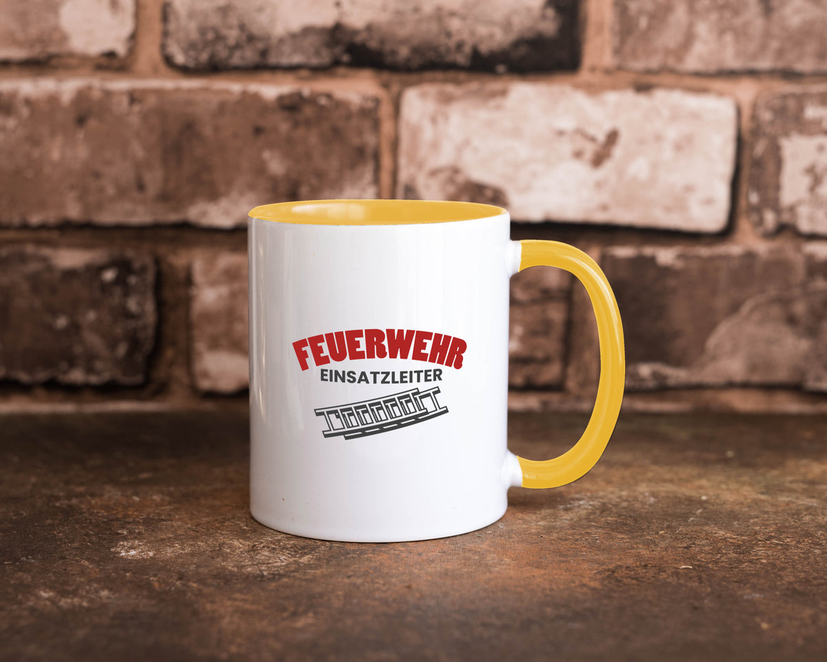 Feuerweher Einsatzleiter | Feuerwehrmann Feuerlöscher Geschenk Humor Tasse