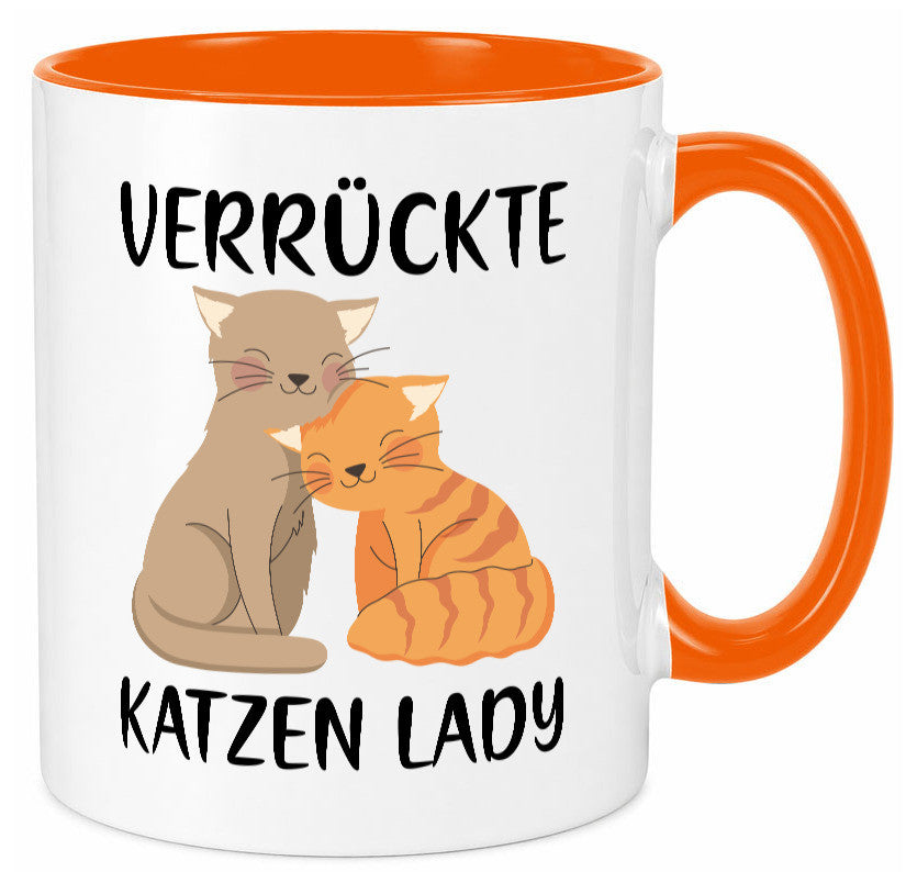 Verrückte Katzen Lady | Ich liebe Katzenliebhaber Geschenk Tierliebhaber Humor