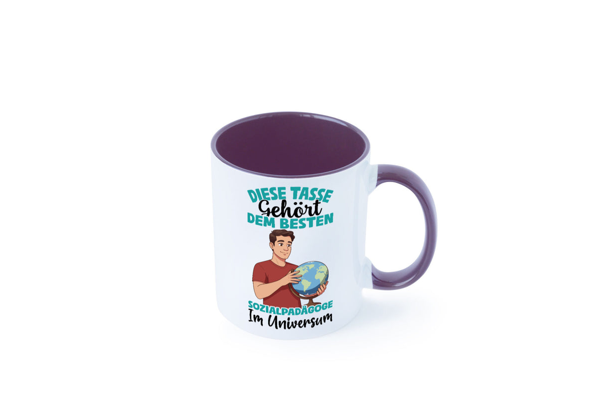 Im Universum: Sozialpädagoge | Pädagoge lustiger Spruch Geschenk Humor Tasse