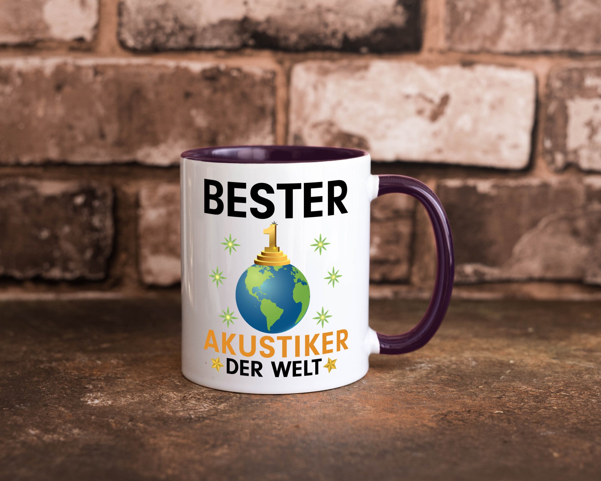 Welt Bester Akustiker | Akustik Hörgeräteakustik Geschenkidee Humor Tasse