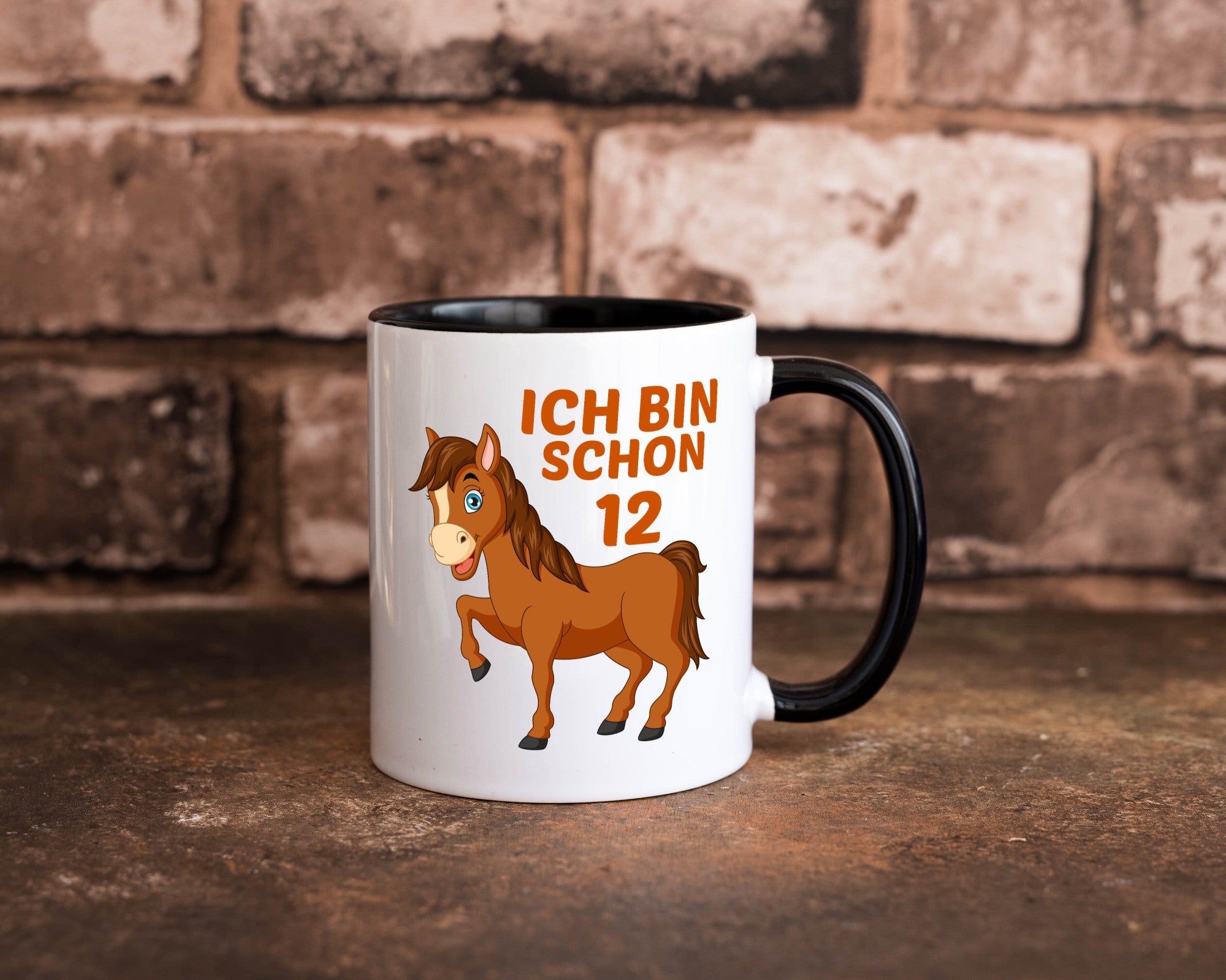 12. Geburtstag | Ich bin schon 12 Pferde Pony Geschenkidee Humor Tasse