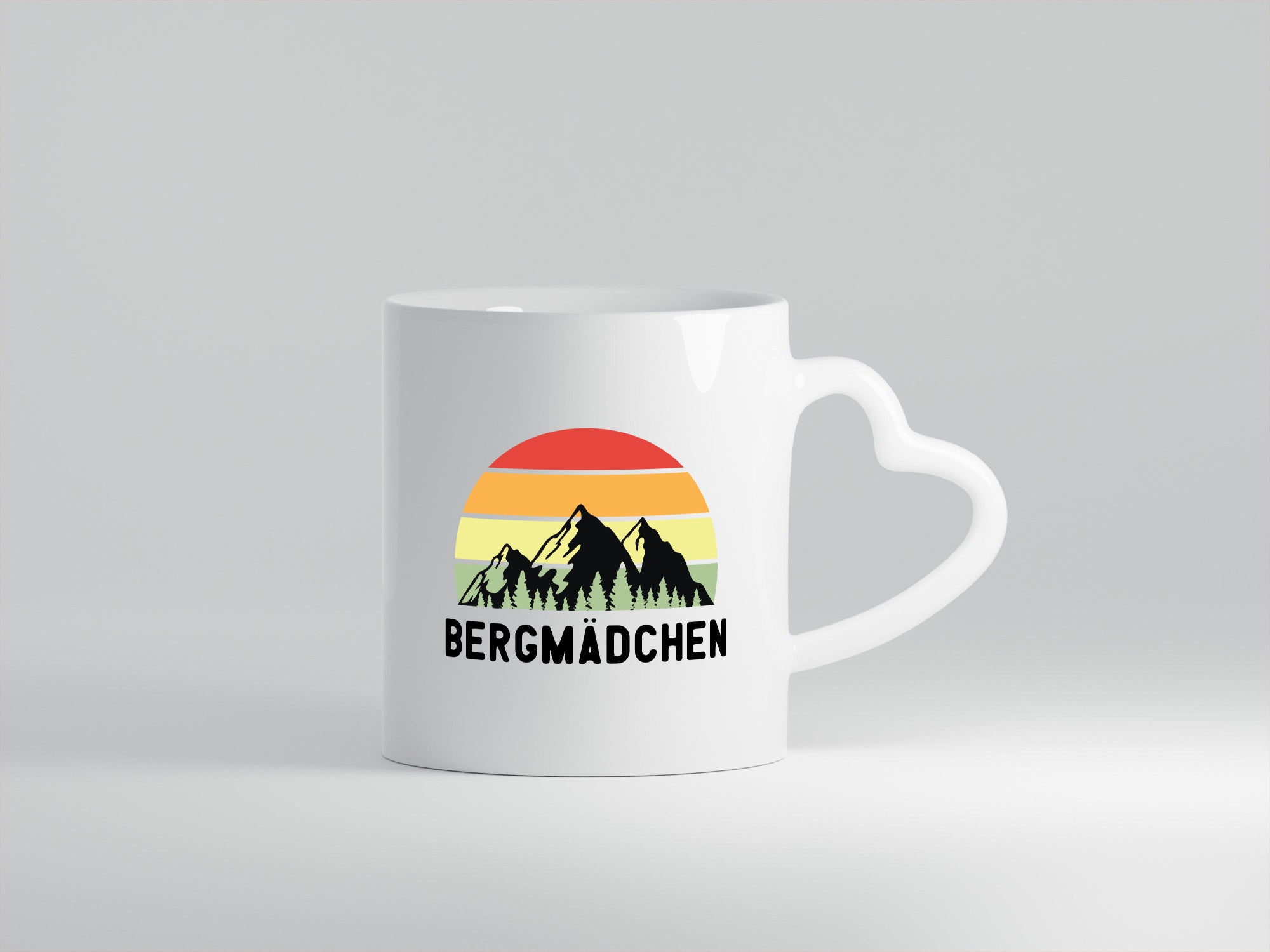Bergmädchen | Berge lustiger Spruch Geschenk Humor Geschenkidee Tasse