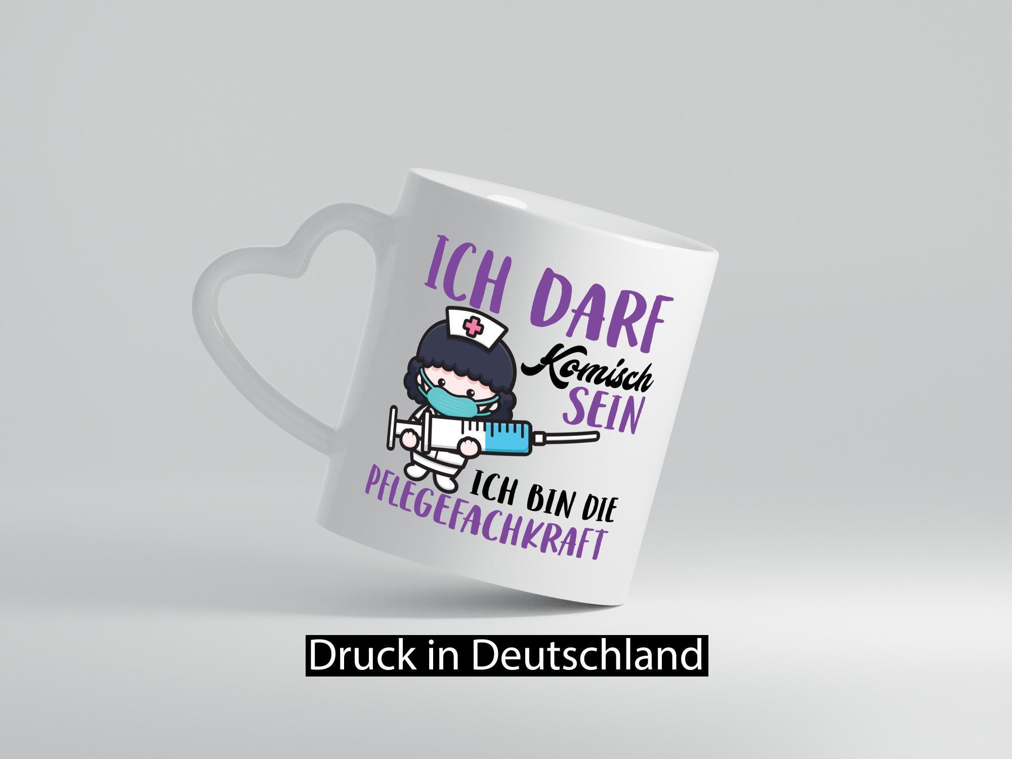 Ich darf kommisch sein | Pflegekraft Krankenschwester Humor Geschenkidee Tasse