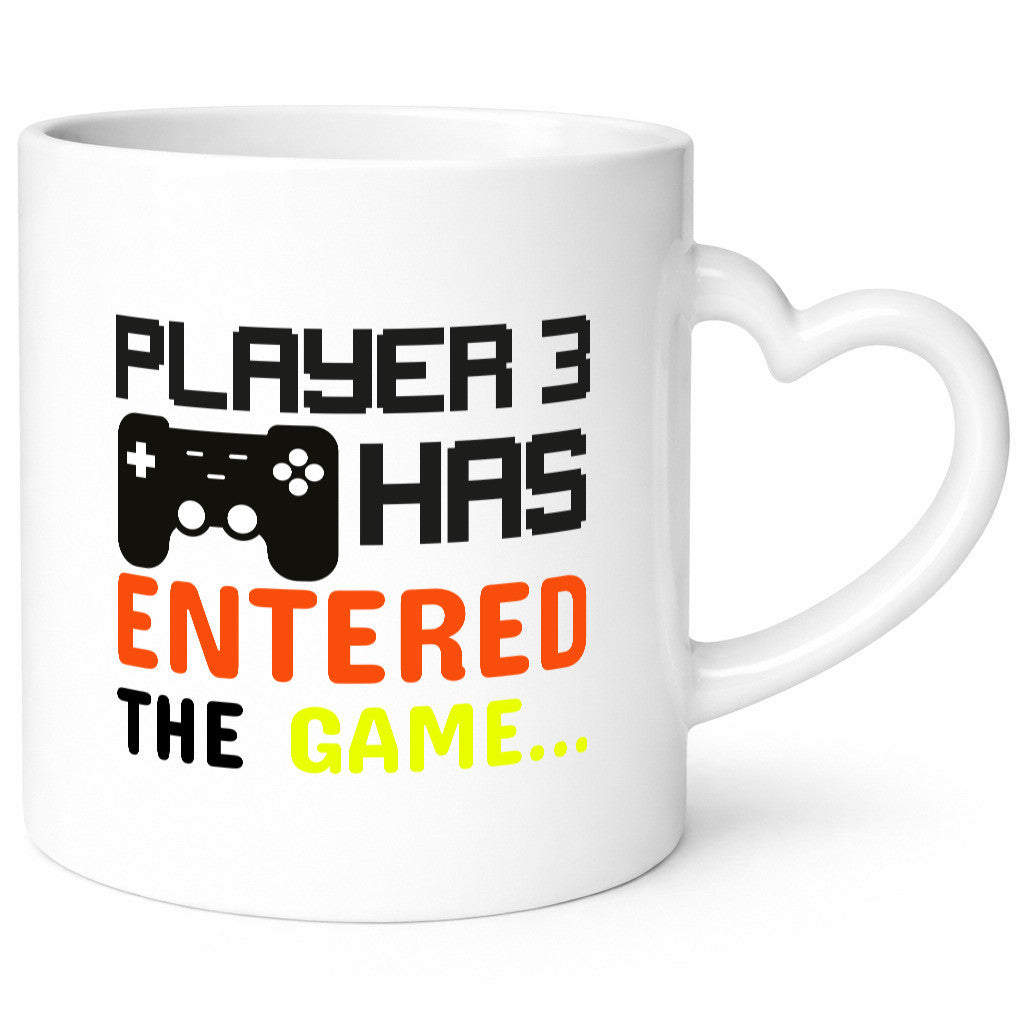 Player 3 | Schwangerschaft Tasse Nachwuchs Eltern Humor Geschenkidee
