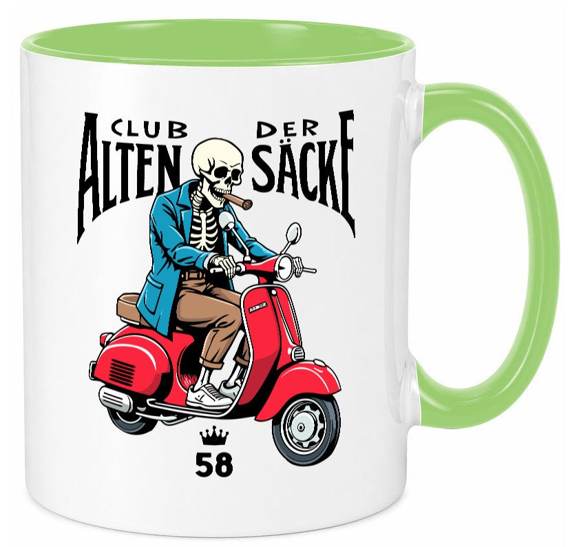 58. Geburtstag | 58 Jahre Club der alten Säcke v2 lustig Geschenkidee Geschenk Tasse