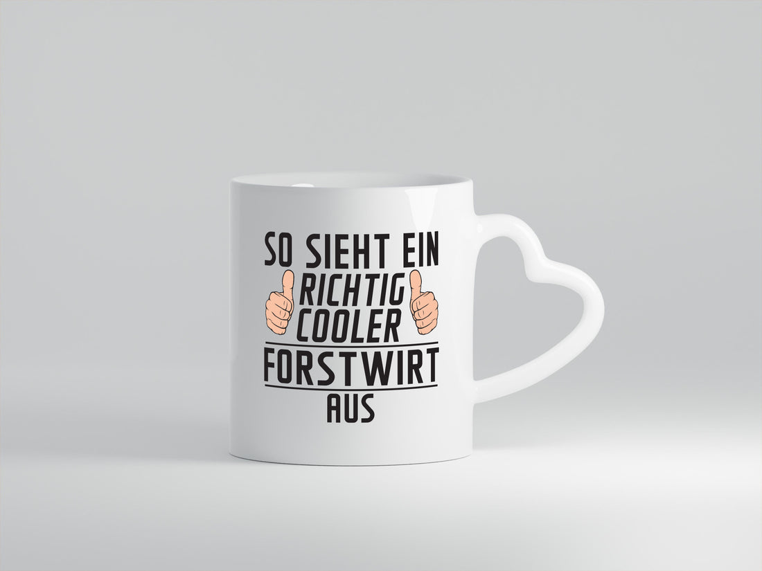 Richtig Cooler Forstwirt | Waldarbeiter lustiger Spruch Geschenk Arbeit